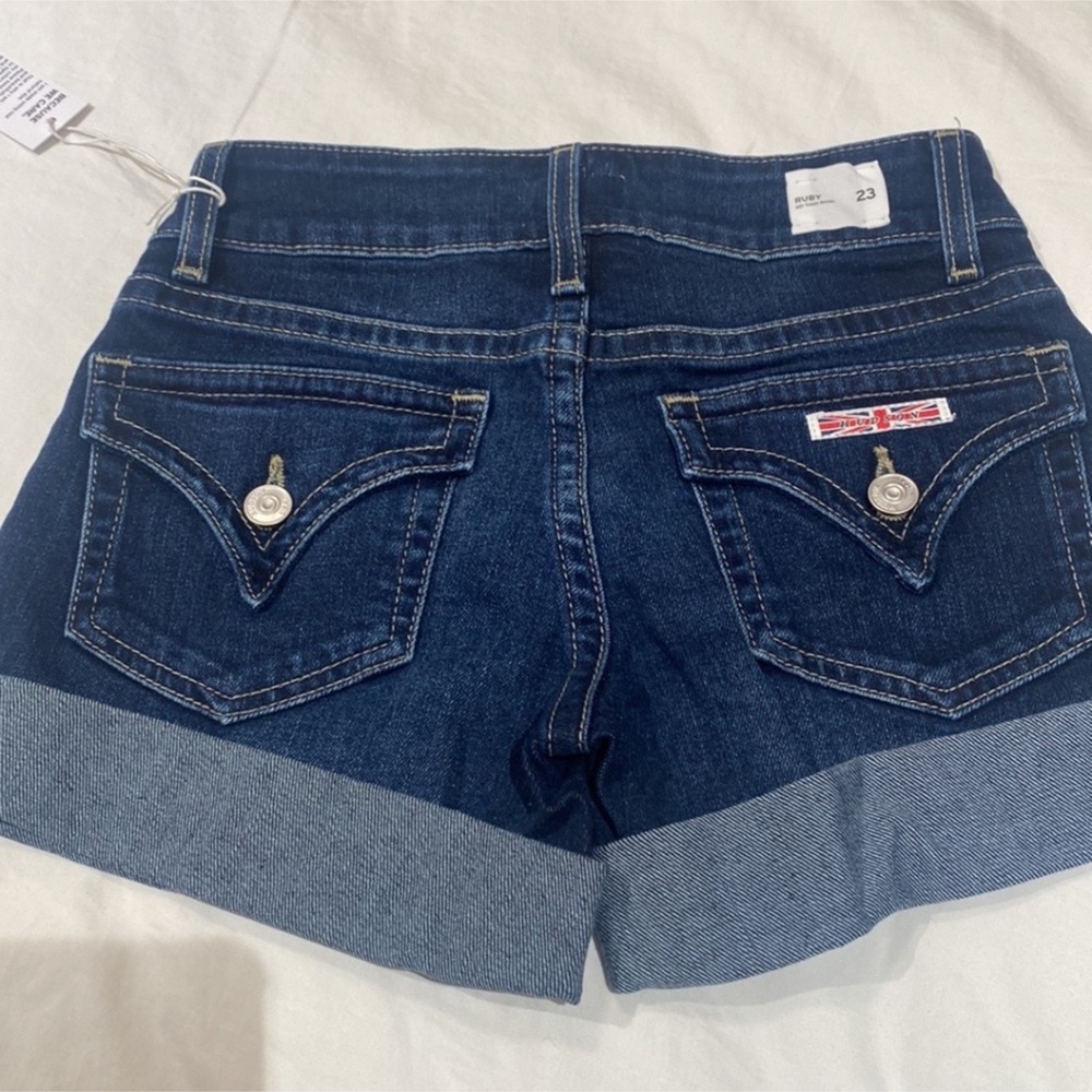 Hudson Ruby Mid Thigh Jean Shorts Womens NWT. - Picture 5 of 10